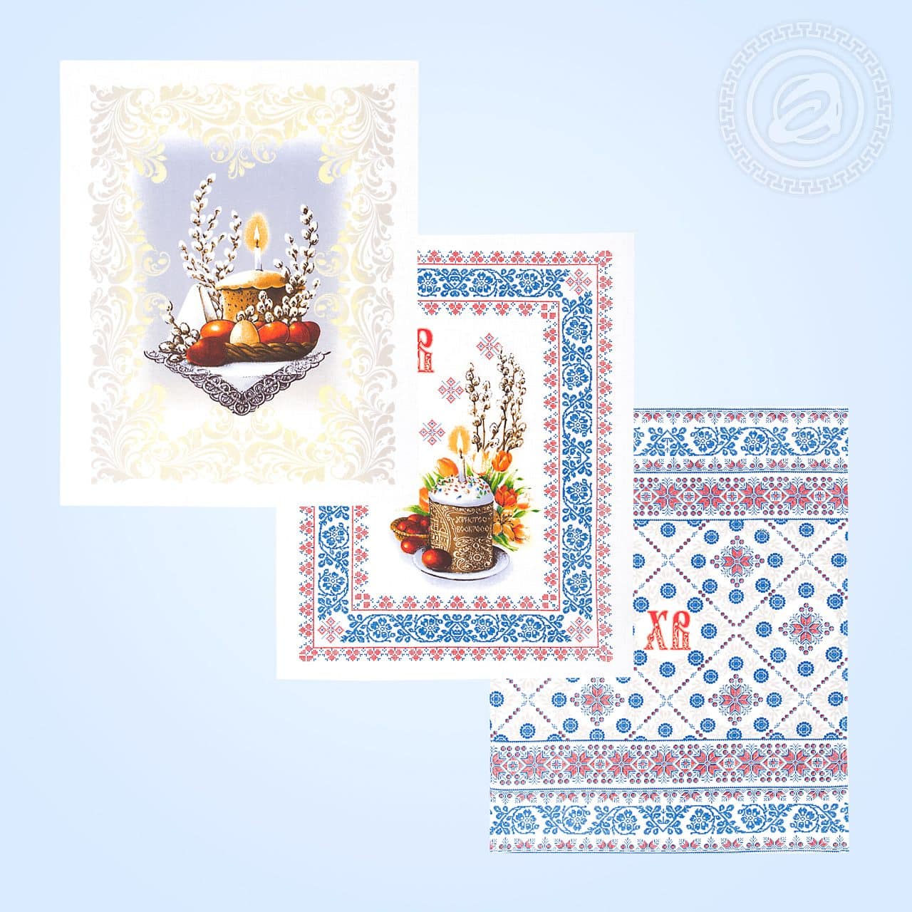 Набор полотенец из рогожки "Воскресение"